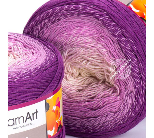 YarnArt Flowers 290 Розовый Фиолетовый