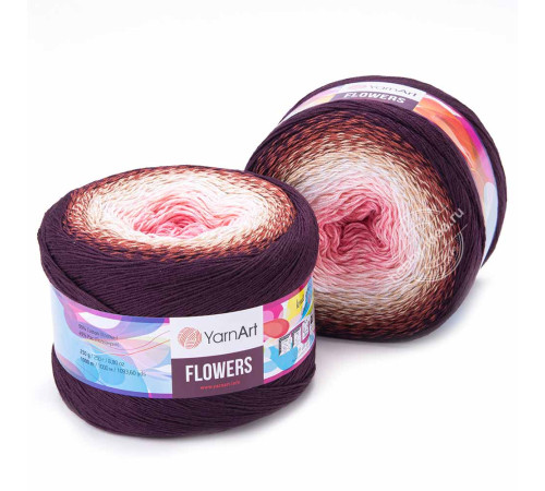 YarnArt Flowers 319 Розовый Ягодный